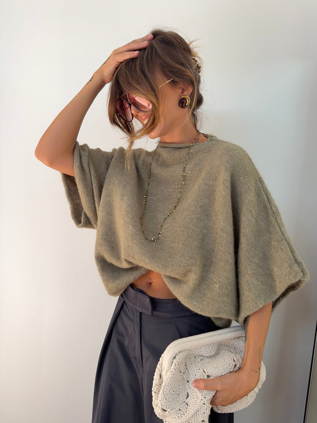 Pull Paris - kaki