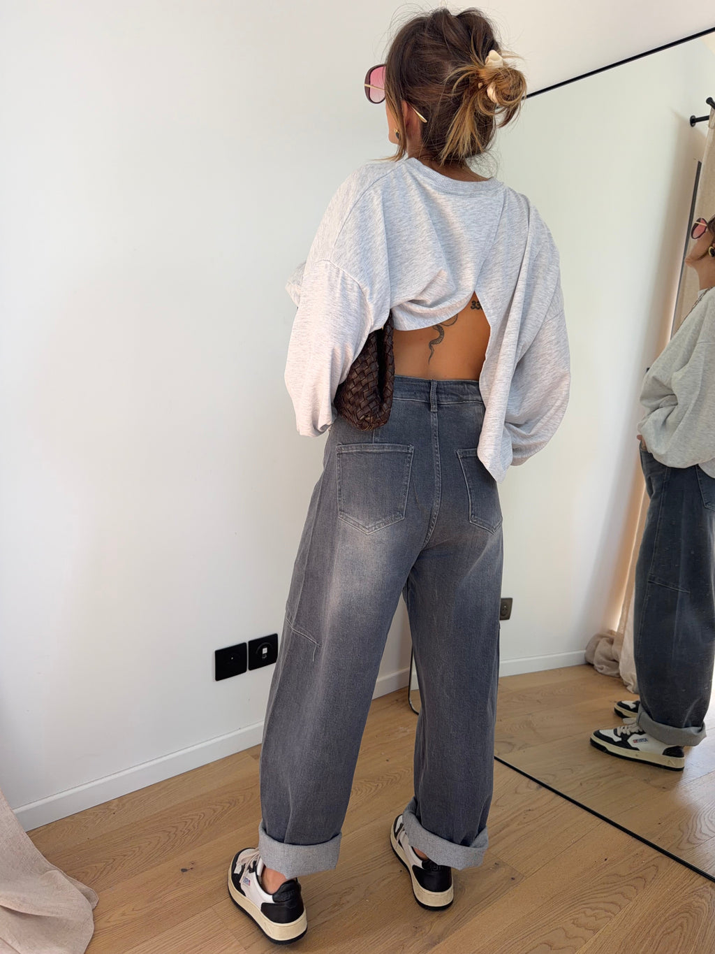 Jeans Mayron - gris clair