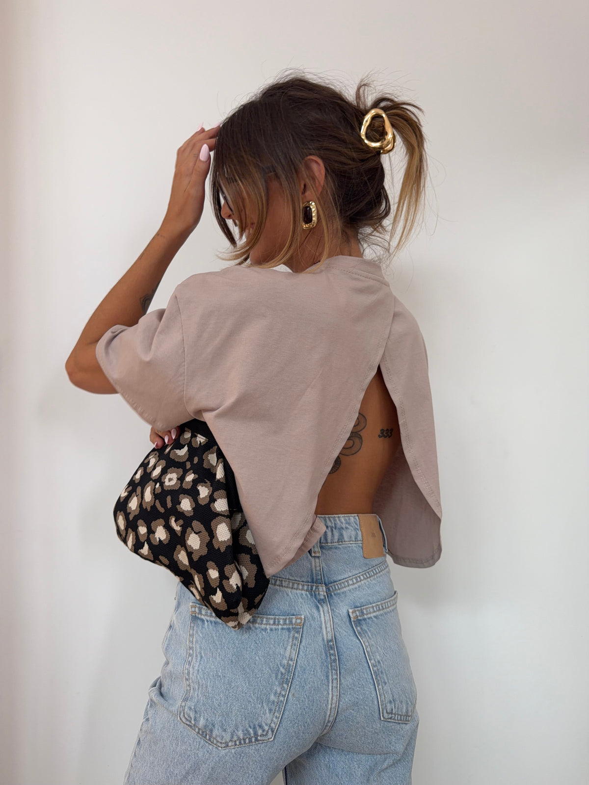 T-shirt Mia Lover's - taupe