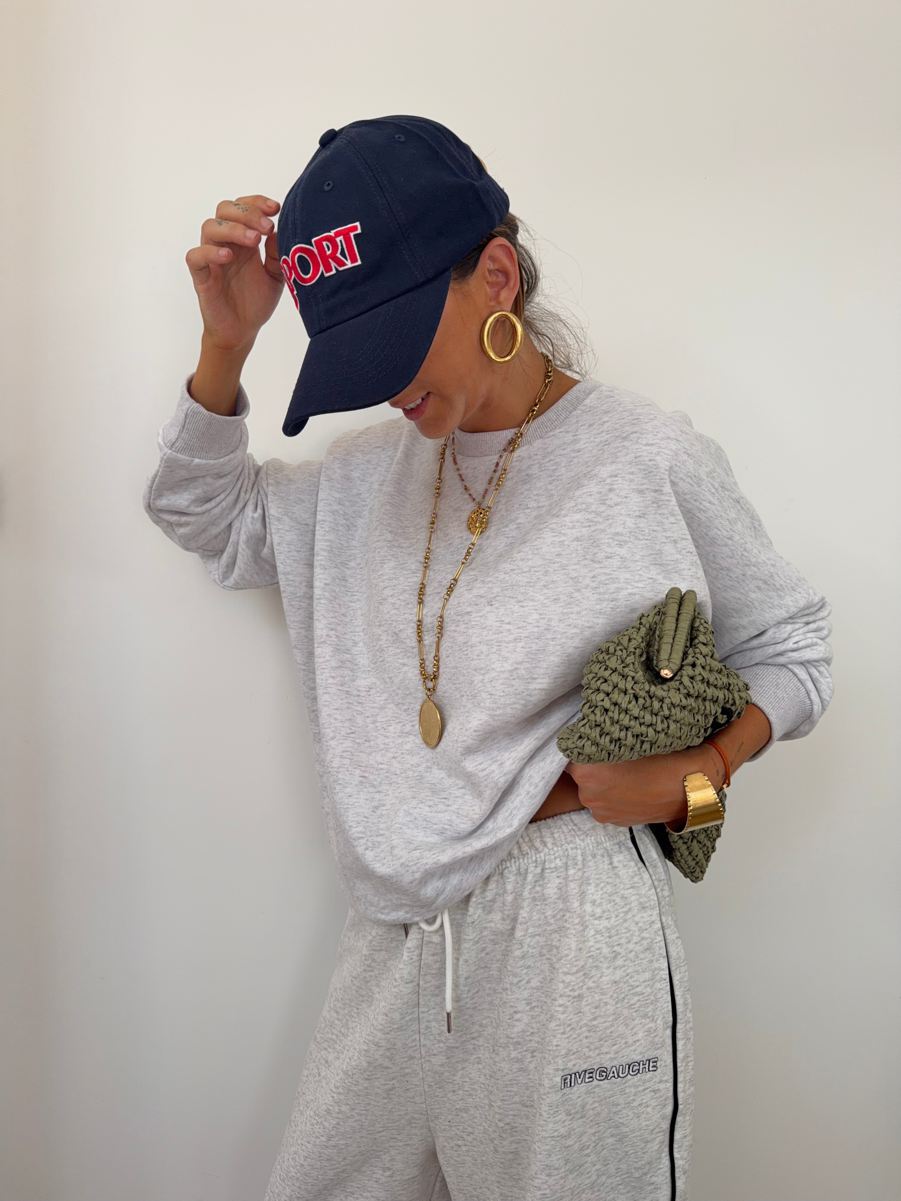 Sweat basique - gris chiné