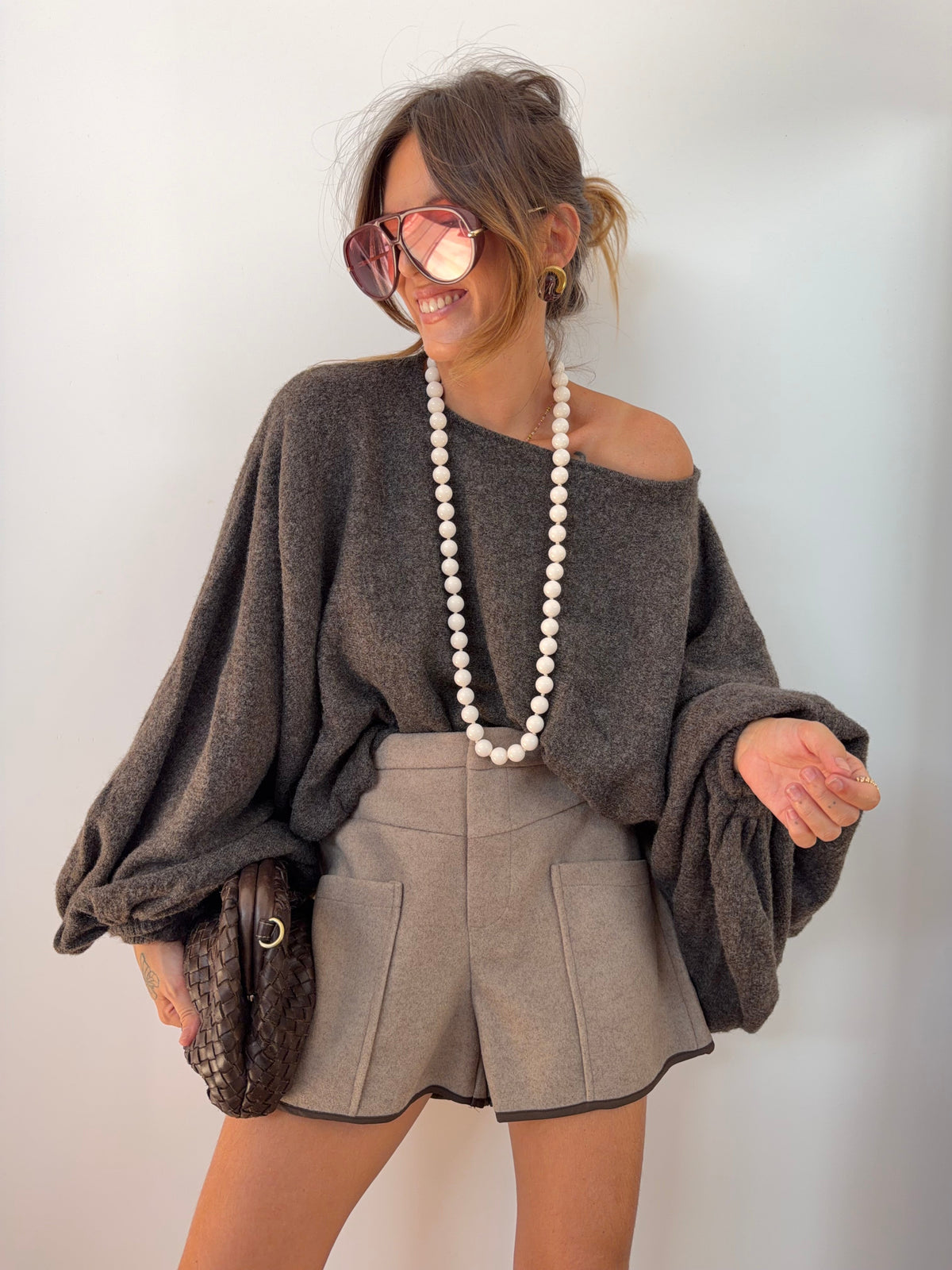 Pull Seville - choco chiné